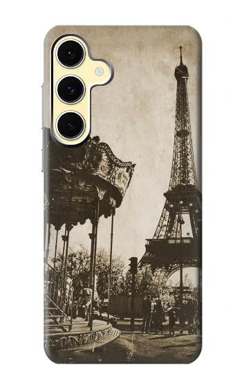 S2174 Eiffel Tower Vintage Paris Hülle Schutzhülle Taschen für Samsung Galaxy S24 FE