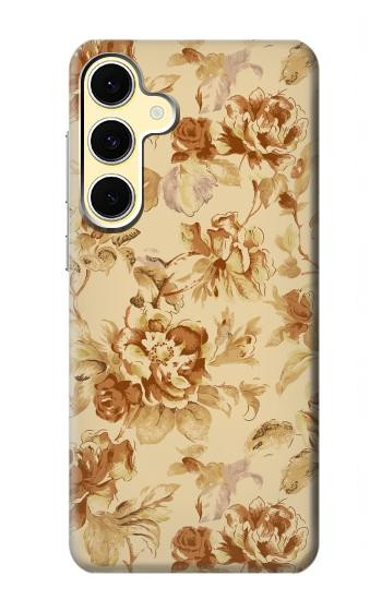 S2180 Flower Floral Vintage Pattern Hülle Schutzhülle Taschen für Samsung Galaxy S24 FE