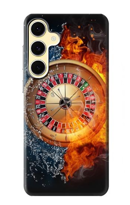 S2289 Roulette Casino Gamble Hülle Schutzhülle Taschen für Samsung Galaxy S24 FE