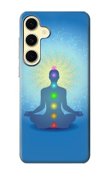 S2295 Bhuddha Aura Chakra Balancing Healing Hülle Schutzhülle Taschen für Samsung Galaxy S24 FE