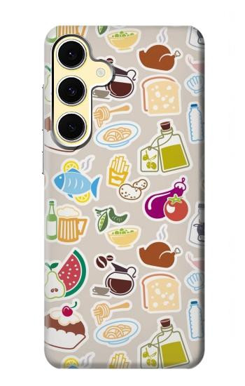 S2321 Food and Drink Seamless Hülle Schutzhülle Taschen für Samsung Galaxy S24 FE