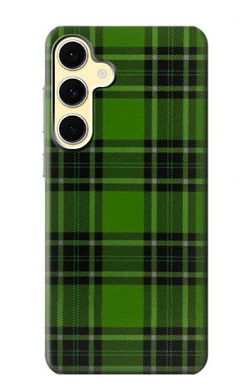 S2373 Tartan Green Pattern Hülle Schutzhülle Taschen für Samsung Galaxy S24 FE