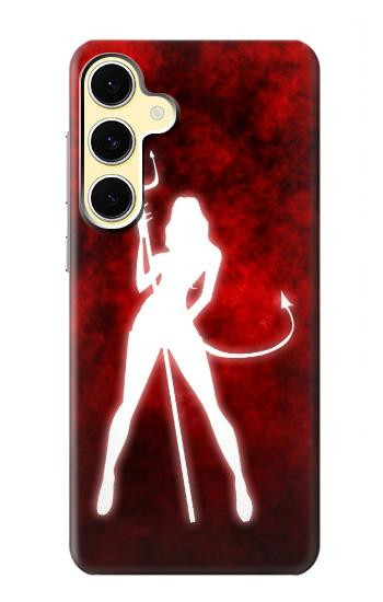 S2455 Sexy Devil Girl Hülle Schutzhülle Taschen für Samsung Galaxy S24 FE