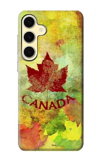 S2523 Canada Autumn Maple Leaf Hülle Schutzhülle Taschen für Samsung Galaxy S24 FE