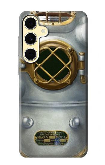 S2646 Vintage Deep Sea Diver Helmet Hülle Schutzhülle Taschen für Samsung Galaxy S24 FE