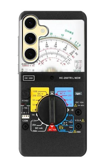 S2660 Analog Multimeter Graphic Printed Hülle Schutzhülle Taschen für Samsung Galaxy S24 FE