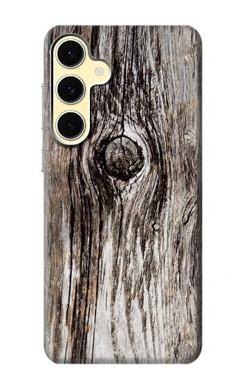S2844 Old Wood Bark Graphic Hülle Schutzhülle Taschen für Samsung Galaxy S24 FE