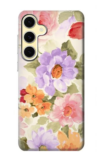 S3035 Sweet Flower Painting Hülle Schutzhülle Taschen für Samsung Galaxy S24 FE