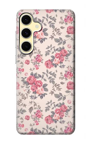 S3095 Vintage Rose Pattern Hülle Schutzhülle Taschen für Samsung Galaxy S24 FE