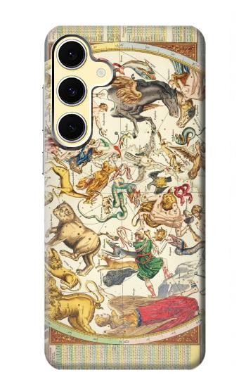 S3145 Antique Constellation Star Sky Map Hülle Schutzhülle Taschen für Samsung Galaxy S24 FE