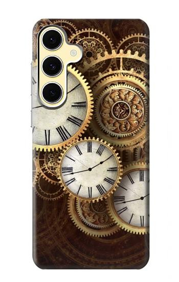 S3172 Gold Clock Live Hülle Schutzhülle Taschen für Samsung Galaxy S24 FE
