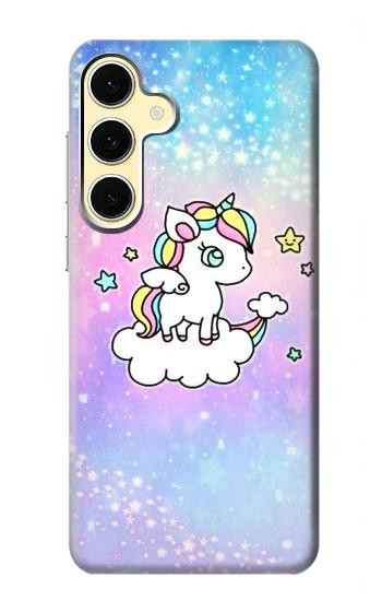 S3256 Cute Unicorn Cartoon Hülle Schutzhülle Taschen für Samsung Galaxy S24 FE