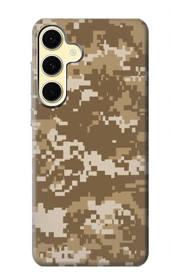 S3294 Army Desert Tan Coyote Camo Camouflage Hülle Schutzhülle Taschen für Samsung Galaxy S24 FE