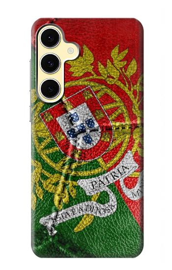 S3300 Portugal Flag Vintage Football Graphic Hülle Schutzhülle Taschen für Samsung Galaxy S24 FE