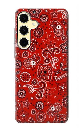 S3354 Red Classic Bandana Hülle Schutzhülle Taschen für Samsung Galaxy S24 FE