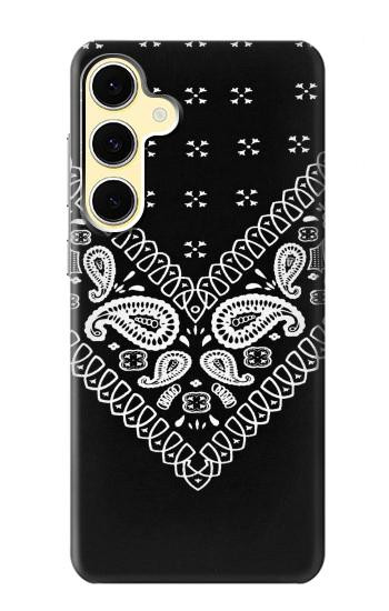 S3363 Bandana Black Pattern Hülle Schutzhülle Taschen für Samsung Galaxy S24 FE