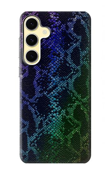 S3366 Rainbow Python Skin Graphic Print Hülle Schutzhülle Taschen für Samsung Galaxy S24 FE