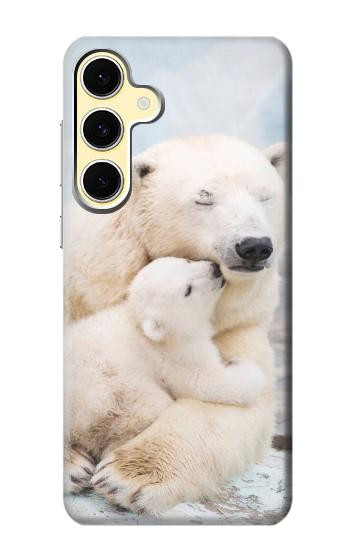 S3373 Polar Bear Hug Family Hülle Schutzhülle Taschen für Samsung Galaxy S24 FE