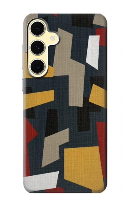 S3386 Abstract Fabric Texture Hülle Schutzhülle Taschen für Samsung Galaxy S24 FE