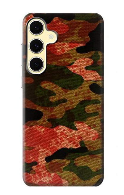 S3393 Camouflage Blood Splatter Hülle Schutzhülle Taschen für Samsung Galaxy S24 FE