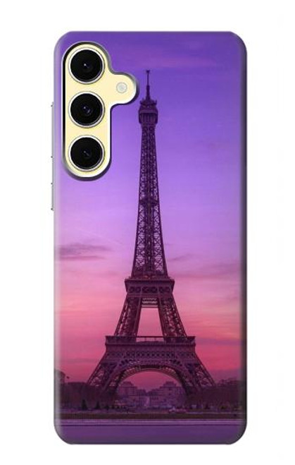 S3447 Eiffel Paris Sunset Hülle Schutzhülle Taschen für Samsung Galaxy S24 FE