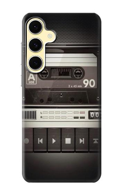 S3501 Vintage Cassette Player Hülle Schutzhülle Taschen für Samsung Galaxy S24 FE