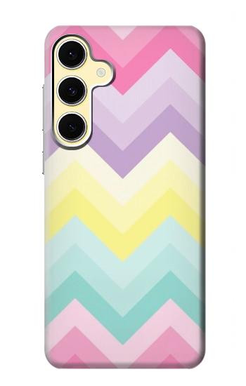 S3514 Rainbow Zigzag Hülle Schutzhülle Taschen für Samsung Galaxy S24 FE
