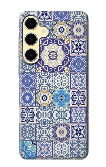 S3537 Moroccan Mosaic Pattern Hülle Schutzhülle Taschen für Samsung Galaxy S24 FE