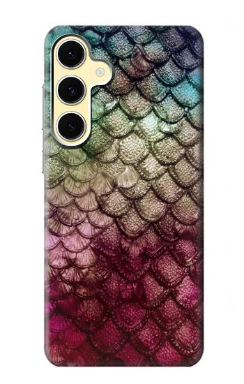 S3539 Mermaid Fish Scale Hülle Schutzhülle Taschen für Samsung Galaxy S24 FE