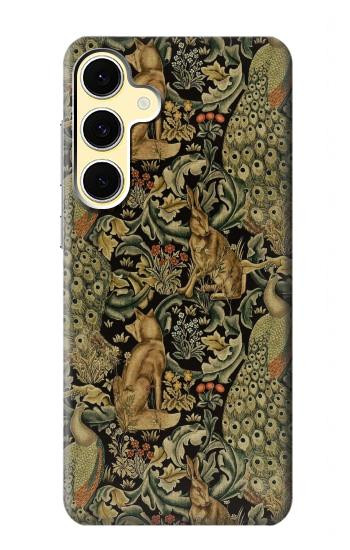 S3661 William Morris Forest Velvet Hülle Schutzhülle Taschen für Samsung Galaxy S24 FE