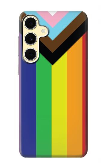 S3846 Pride Flag LGBT Hülle Schutzhülle Taschen für Samsung Galaxy S24 FE