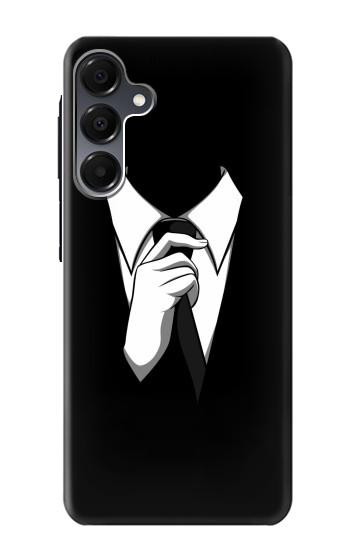 S1591 Anonymous Man in Black Suit Hülle Schutzhülle Taschen für Samsung Galaxy A16 5G