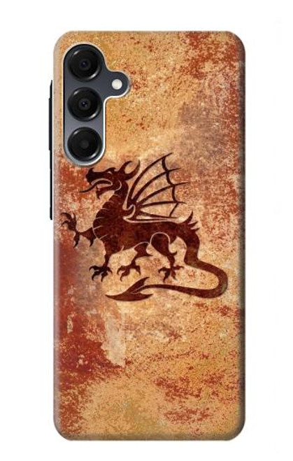 S2485 Dragon Metal Texture Graphic Printed Hülle Schutzhülle Taschen für Samsung Galaxy A16 5G