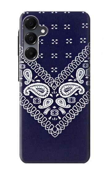 S3357 Navy Blue Bandana Pattern Hülle Schutzhülle Taschen für Samsung Galaxy A16 5G