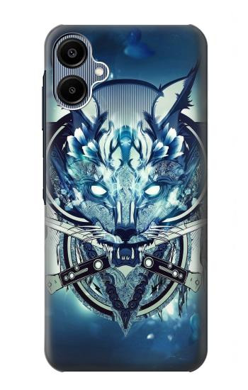 S1135 Wolf with knives Rock Hülle Schutzhülle Taschen für Samsung Galaxy A06