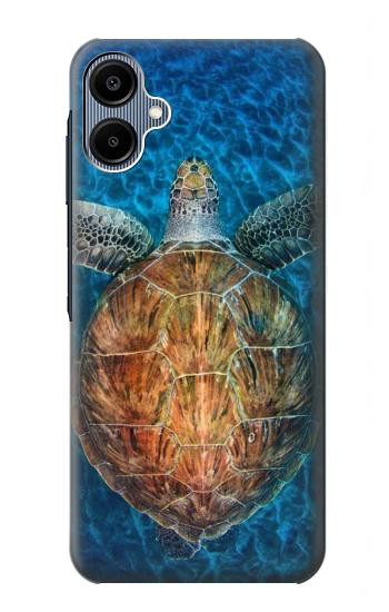 S1249 Blue Sea Turtle Hülle Schutzhülle Taschen für Samsung Galaxy A06