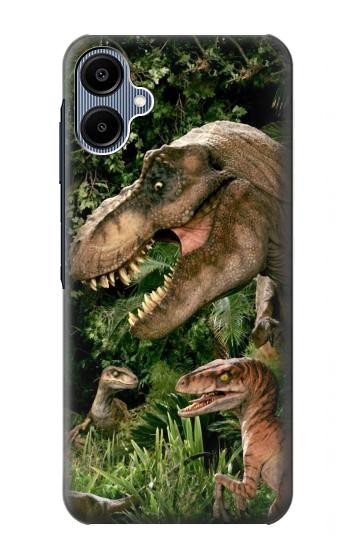 S1452 Trex Raptor Dinosaur Hülle Schutzhülle Taschen für Samsung Galaxy A06