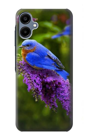S1565 Bluebird of Happiness Blue Bird Hülle Schutzhülle Taschen für Samsung Galaxy A06