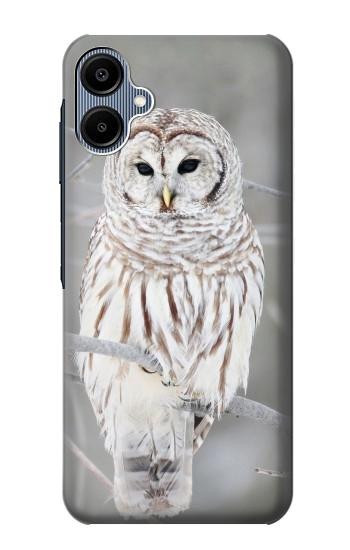 S1566 Snowy Owl White Owl Hülle Schutzhülle Taschen für Samsung Galaxy A06