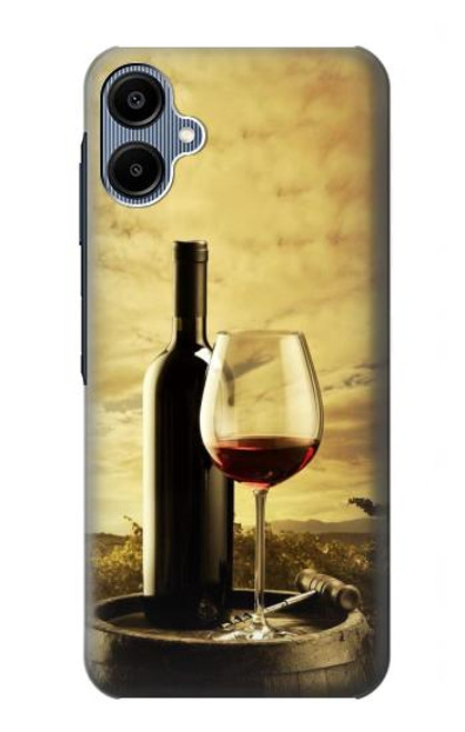 S2042 A Grape Vineyard Grapes Bottle Red Wine Hülle Schutzhülle Taschen für Samsung Galaxy A06