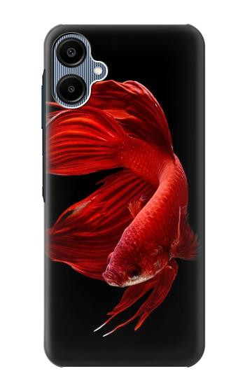 S2092 Red Siamese Fighting Fish Hülle Schutzhülle Taschen für Samsung Galaxy A06