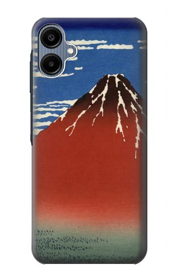 S2390 Katsushika Hokusai Red Fuji Hülle Schutzhülle Taschen für Samsung Galaxy A06