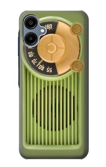 S2656 Vintage Bakelite Radio Green Hülle Schutzhülle Taschen für Samsung Galaxy A06