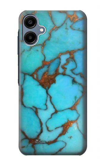 S2685 Aqua Turquoise Gemstone Graphic Printed Hülle Schutzhülle Taschen für Samsung Galaxy A06