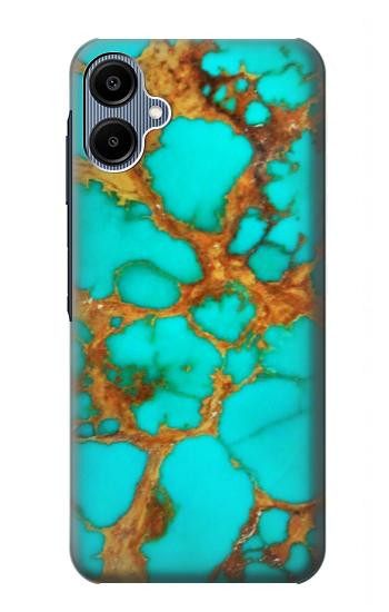 S2688 Aqua Copper Turquoise Gemstone Graphic Hülle Schutzhülle Taschen für Samsung Galaxy A06
