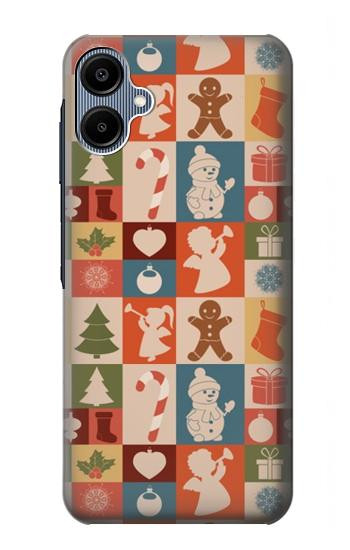 S2854 Cute Xmas Pattern Hülle Schutzhülle Taschen für Samsung Galaxy A06