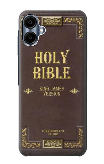 S2889 Holy Bible Cover King James Version Hülle Schutzhülle Taschen für Samsung Galaxy A06