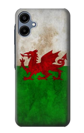 S2976 Wales Football Soccer Flag Hülle Schutzhülle Taschen für Samsung Galaxy A06