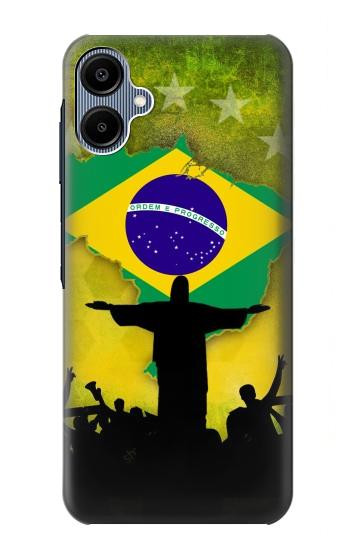 S2981 Brazil Football Soccer Hülle Schutzhülle Taschen für Samsung Galaxy A06