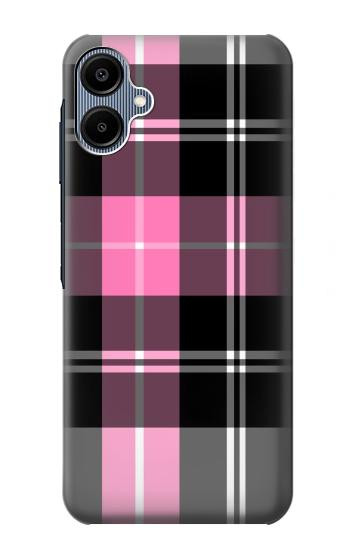 S3091 Pink Plaid Pattern Hülle Schutzhülle Taschen für Samsung Galaxy A06